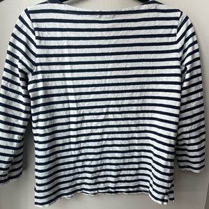 J. Crew Striped boatneck T-shirt